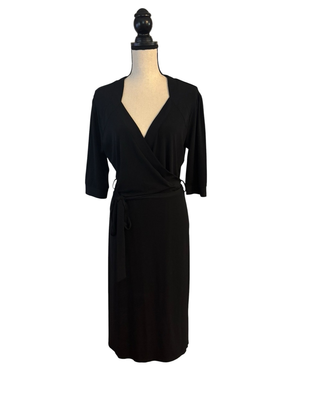 Merona Black Wrap Dress